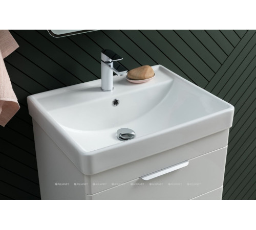 Смеситель для раковины Aquanet Arctic хром/белый AF520-10CW