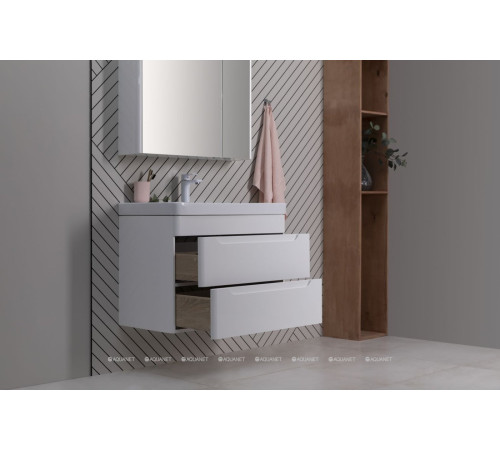 Смеситель для раковины Aquanet Arctic хром/белый AF520-10CW