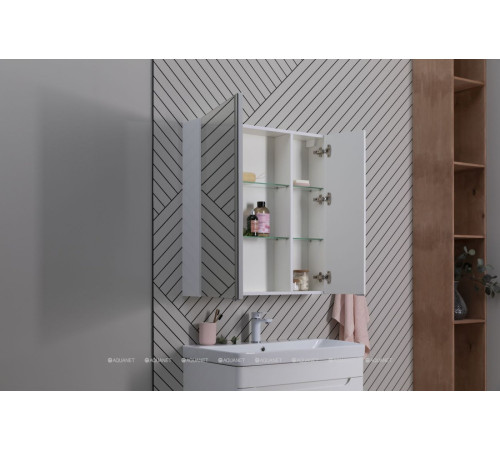 Смеситель для раковины Aquanet Arctic хром/белый AF520-10CW