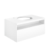 Тумба под умывальник KEUCO Stageline 800x550x490 мм 1 ящик подсветка розетка USB Вулканит 32864970100