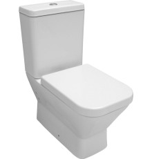 Унитаз напольный Serel Diagonal DG02SL с тонким сиденьем микролифт DG02SL