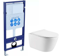Комплект инсталляции AQUATEK ОБЕРОН T (рама INS-0000012, унитаз AQ1365T-00 soft-close) INS-0000012/AQ1365T-00