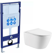 Комплект инсталляции AQUATEK ОБЕРОН T (рама INS-0000012, унитаз AQ1365T-00 soft-close) INS-0000012/AQ1365T-00