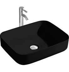 Раковина накладная Aquanet Вега 500x390x130 мм матовый черный AQ5515-MB