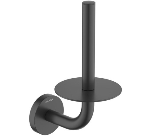 Бумагодержатель для запасного рулона Aquanet Оберон матовый черный AQ4207MB