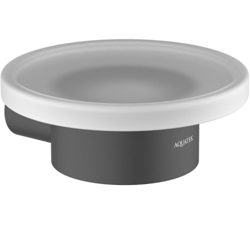 Мыльница Aquatek Лира матовый черный AQ4403MB