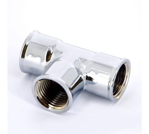 Тройник бронзовый Viega 3/4 ВР хромированный 111762