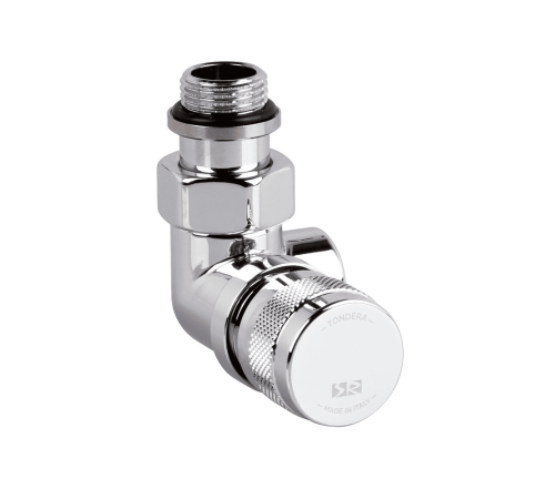 Вентиль на подачу вертикальный SR Rubinetterie Tondera 1/2 ручной левый хром 0617-1500C000