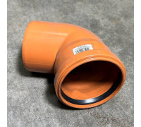 Отвод канализационный Ostendorf KG 110 мм 67° 220230