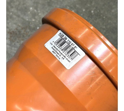 Отвод канализационный Ostendorf KG 110 мм 67° 220230