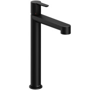 Смеситель для умывальника RAVAK Puri PU 015.20 высокий без донного клапана черный X070182