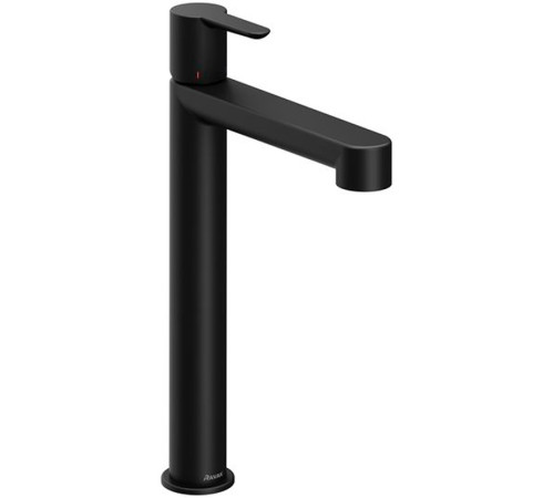 Смеситель для умывальника RAVAK Puri PU 015.20 высокий без донного клапана черный X070182