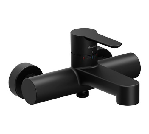Смеситель для ванны RAVAK Puri PU 022.20/150 черный X070185