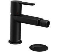 Смеситель для биде RAVAK Puri PU 055.20 с донным клапаном черный X070189