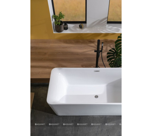 Смеситель для ванны напольный Paffoni LIGHT с ручным душем и шлангом черный матовый LIG032NO