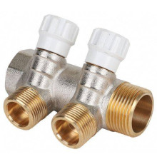 Коллектор Hogart Premium 2 выхода 1 x 3/4 EK с регулирующими вентилями MM4020605