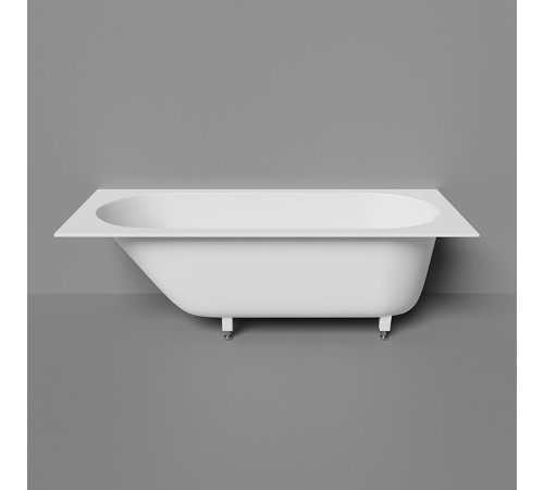 Ванна встраиваемая Salini Lofo 179х79.1х61 см Solid Surface белый матовый UM12322