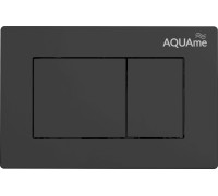 Панель смыва AQUAme пластик черный AQM4102B