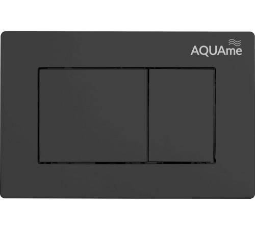 Панель смыва AQUAme пластик черный AQM4102B