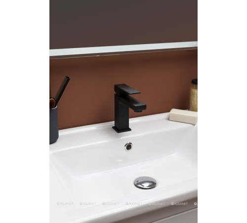 Смеситель для раковины Paffoni ELLE без донного клапана черный матовый EL071NO