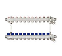 Комплект коллекторов Ридан SSM-11R set 11 контуров с кронштейнами 088U0981R