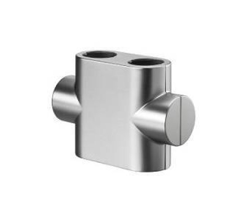 Крышка декоративная Oventrop для Multiblock T проходная матовая сталь 1184090