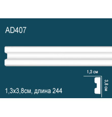 Молдинг Perfect AD407 полиуретановый 38х13х2440 мм AD407