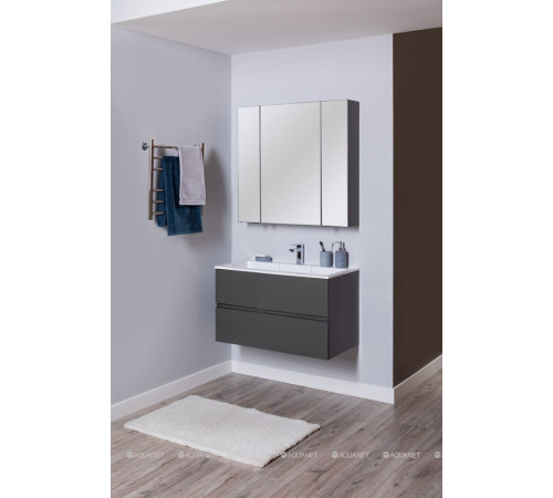 Зеркало Aquanet Алвита 90 серый антрацит 00240110