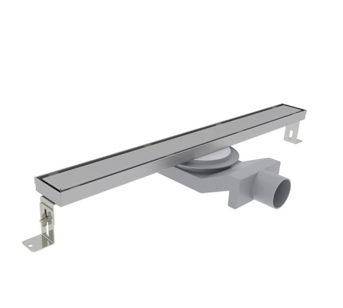 Трап душевой Plumberia Selection PS LINEAR 6x100 см комбинированный затвор нержавеющая сталь PSL100MT