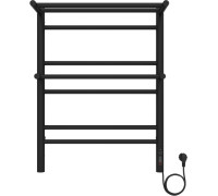 Полотенцесушитель электрический Aquatek Альфа П7 500х700 мм черный муар AQ EL RRP0770BL