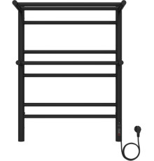 Полотенцесушитель электрический Aquatek Альфа П7 500х700 мм черный муар AQ EL RRP0770BL