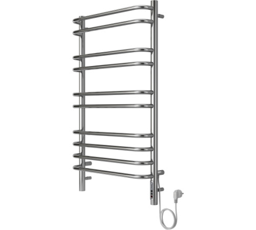 Полотенцесушитель электрический Aquatek Пандора П10 500х900 мм хром AQ EL RPC1090CH