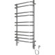 Полотенцесушитель электрический Aquatek Пандора П10 500х900 мм хром AQ EL RPC1090CH