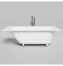 Ванна встраиваемая Salini Ornella 170х80х60 см S-Stone белый матовый комплект 102424M