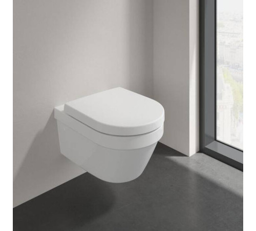 Комплект унитаз подвесной Villeroy & Boch Architectura DirectFlush CeramicPlus с сиденьем микролифт 4694HRR1