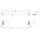 Полотенцедержатель Gessi Emporio 45 см Black XL 38900#299