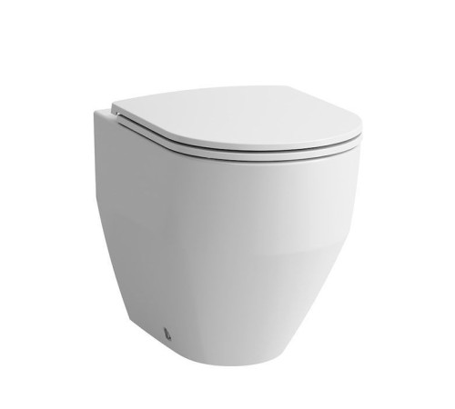 Унитаз напольный Laufen Pro 36х53х43 см приставной безободковый белый 8.2295.6.000.000.1