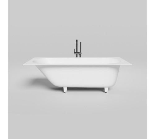 Ванна встраиваемая Salini Lofo 179х79.1х61 см Solid Surface белый матовый UM12322