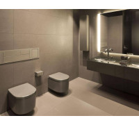 Комплект унитаз, биде и смеситель Armani/Roca Island черный 7.5A60.7.6VG.0