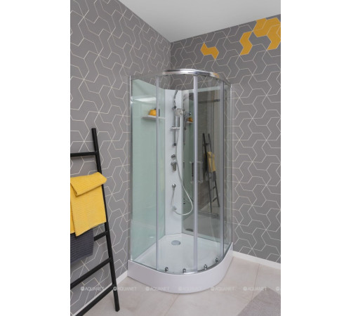 Душевая кабина Aquanet Passion R 2.0 900x900 мм 1/4 круга зеркало хром Набор 00263868