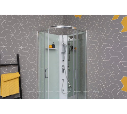 Душевая кабина Aquanet Passion R 2.0 900x900 мм 1/4 круга зеркало хром Набор 00263868
