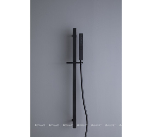 Душевая стойка Allen Brau INFINITY 800 мм ручной душ 3 режима черный матовый 5.21013-31
