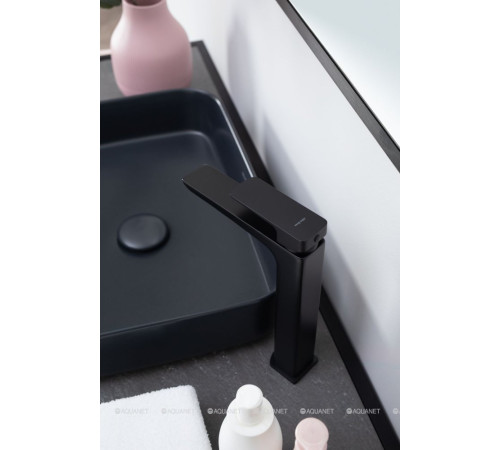 Раковина накладная Allen Brau FANTASY Quad 500x360 мм черный матовый 4.11021.31