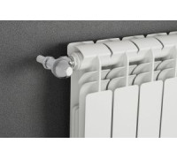 Радиатор алюминиевый Atlant Alum 500 12 секций боковое подключение RAL 9016 atal50012g