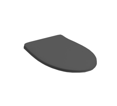 Сиденье для унитаза Simas Lft Spazio SLIM микролифт antracite matt/хром LFT006