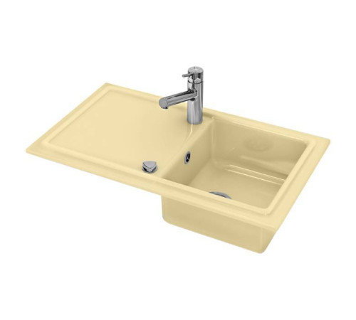 Кухонная мойка Duravit Cassia 86х51 см встраиваемая бежевая 7513861900