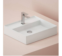 Раковина накладная Artceram Scalino 55х48 см без перелива белый матовый SCL007 05 00