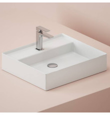 Раковина накладная Artceram Scalino 55х48 см без перелива белый матовый SCL007 05 00