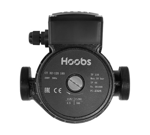 Насос циркуляционный Hoobs CT 32-120 180 мм 500 Вт с гайками 08109H