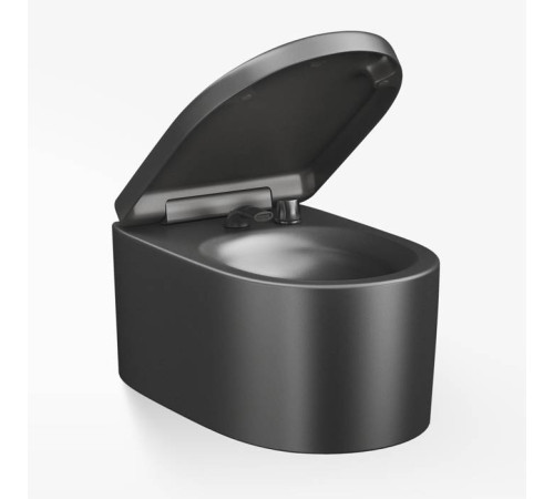 Комплект унитаз, биде и смеситель Armani/Roca Island черный 7.5A60.7.6VG.0